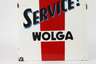 Emailleschild Wolga