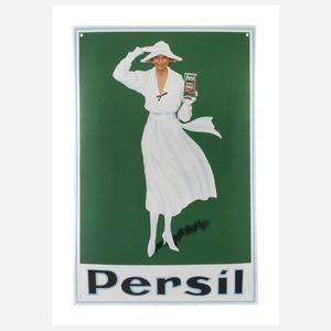 Emailleschild Persil
