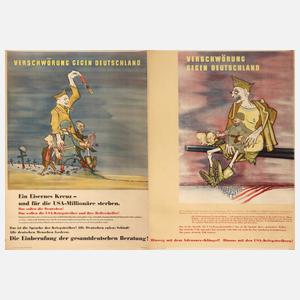 Zwei Propagandaplakate DDR