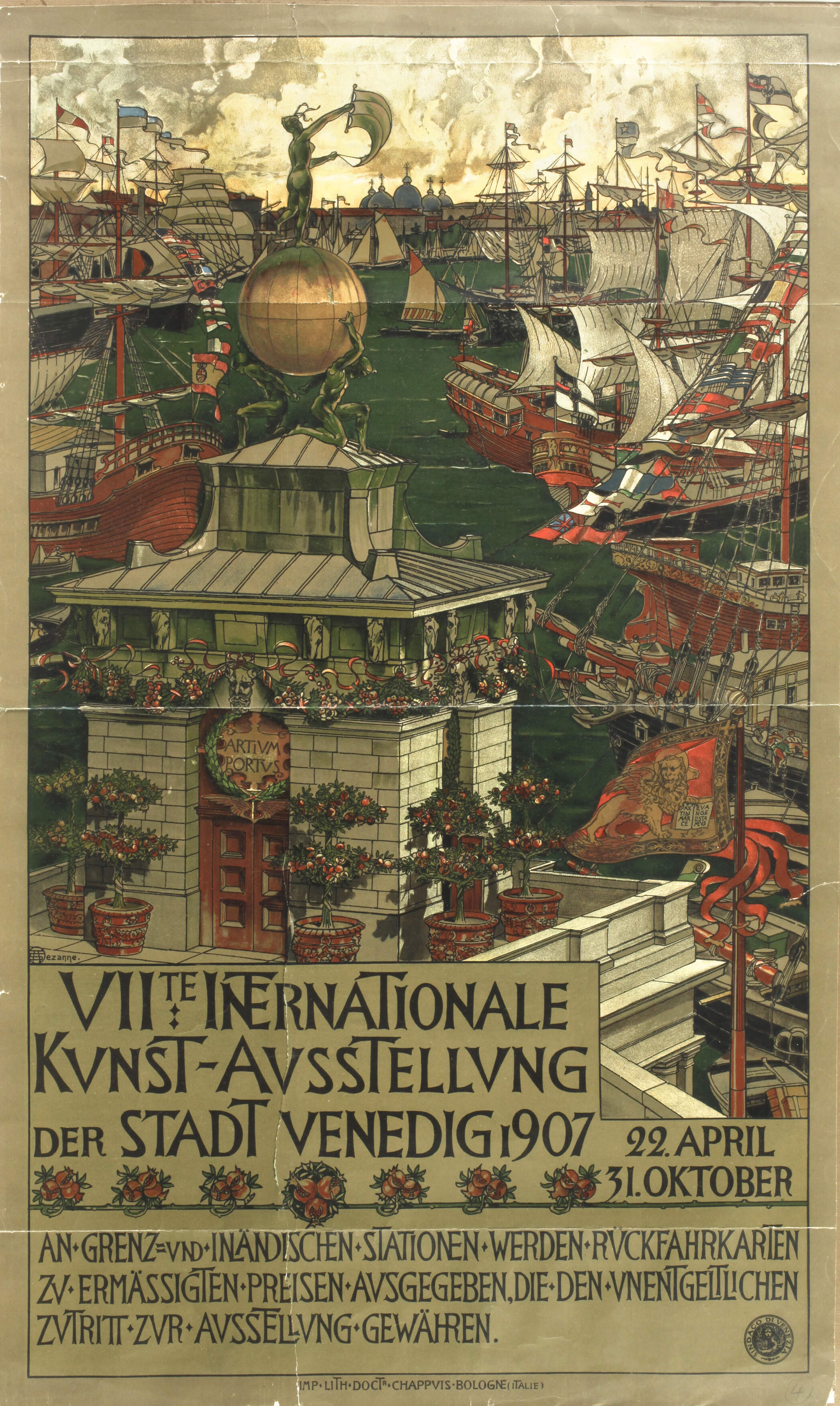 Augusto Sezanne, Ausstellungsplakat