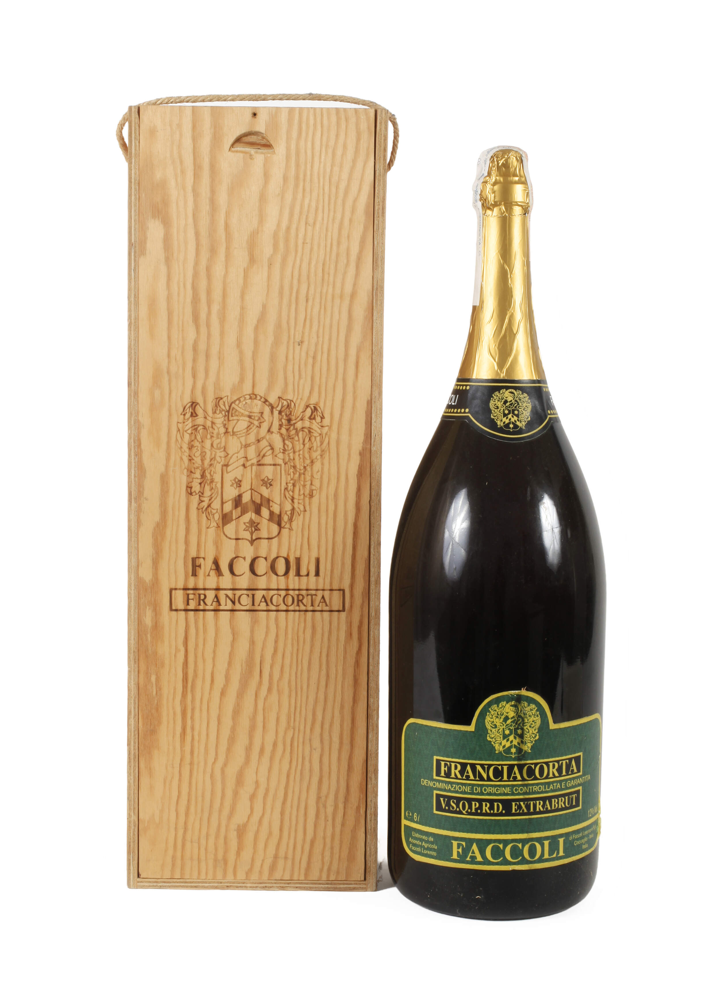 Magnumflasche Faccoli Franciacorta