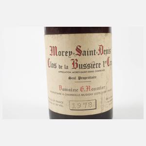 Flasche Clos de la Bussière 1er Cru 1978