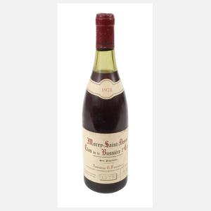 Flasche Clos de la Bussière 1er Cru 1978