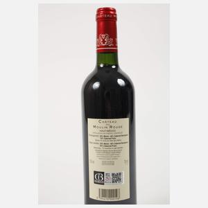 Sechs Flaschen Rotwein