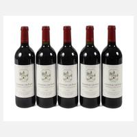 Fünf Flaschen Chateau Les Faix 1996111