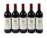 Fünf Flaschen Chateau Les Faix 1996