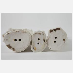 Drei Figuren Blanc des Chine