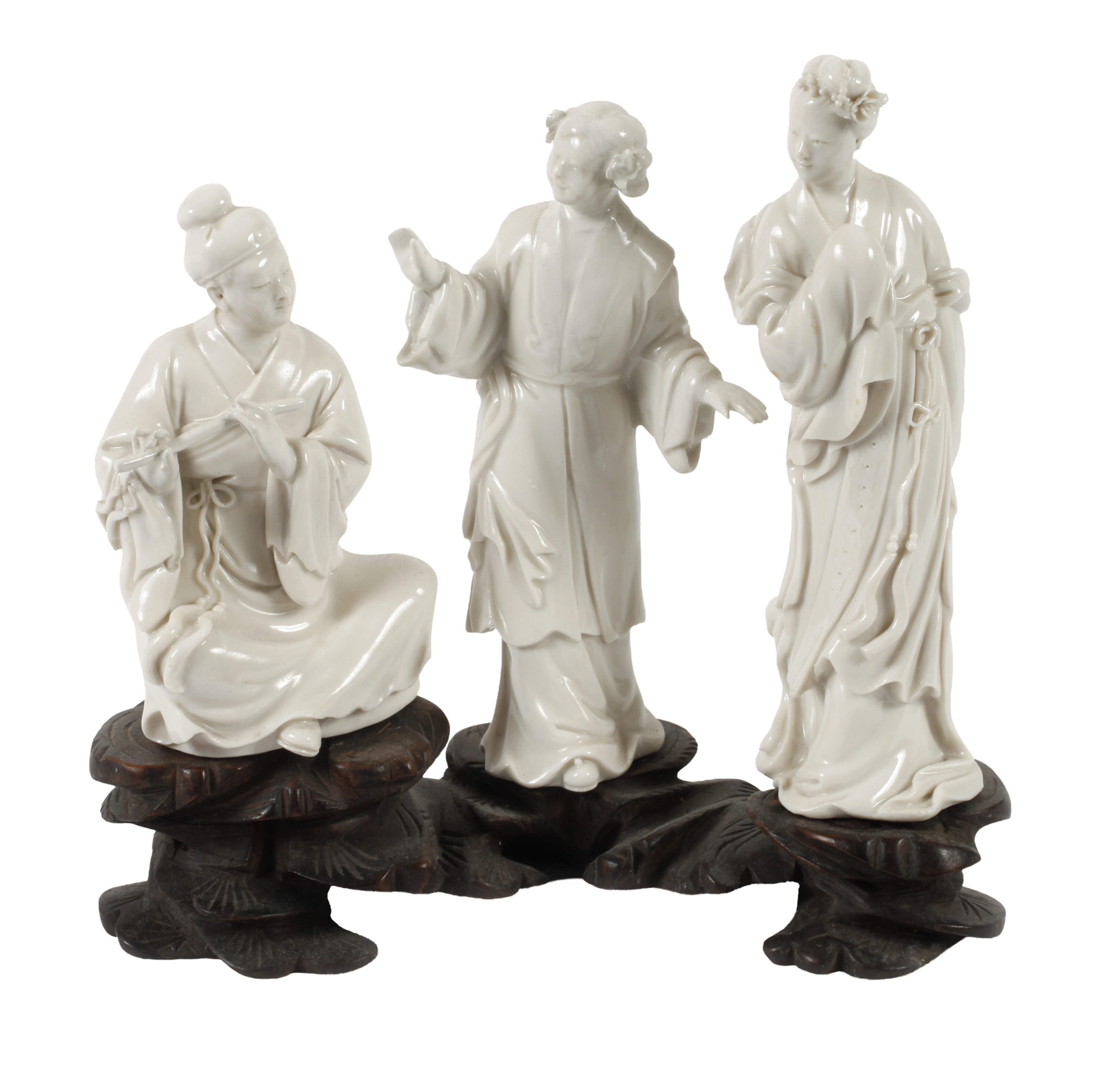 Drei Figuren Blanc des Chine