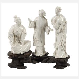 Drei Figuren Blanc des Chine