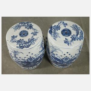Paar Hocker