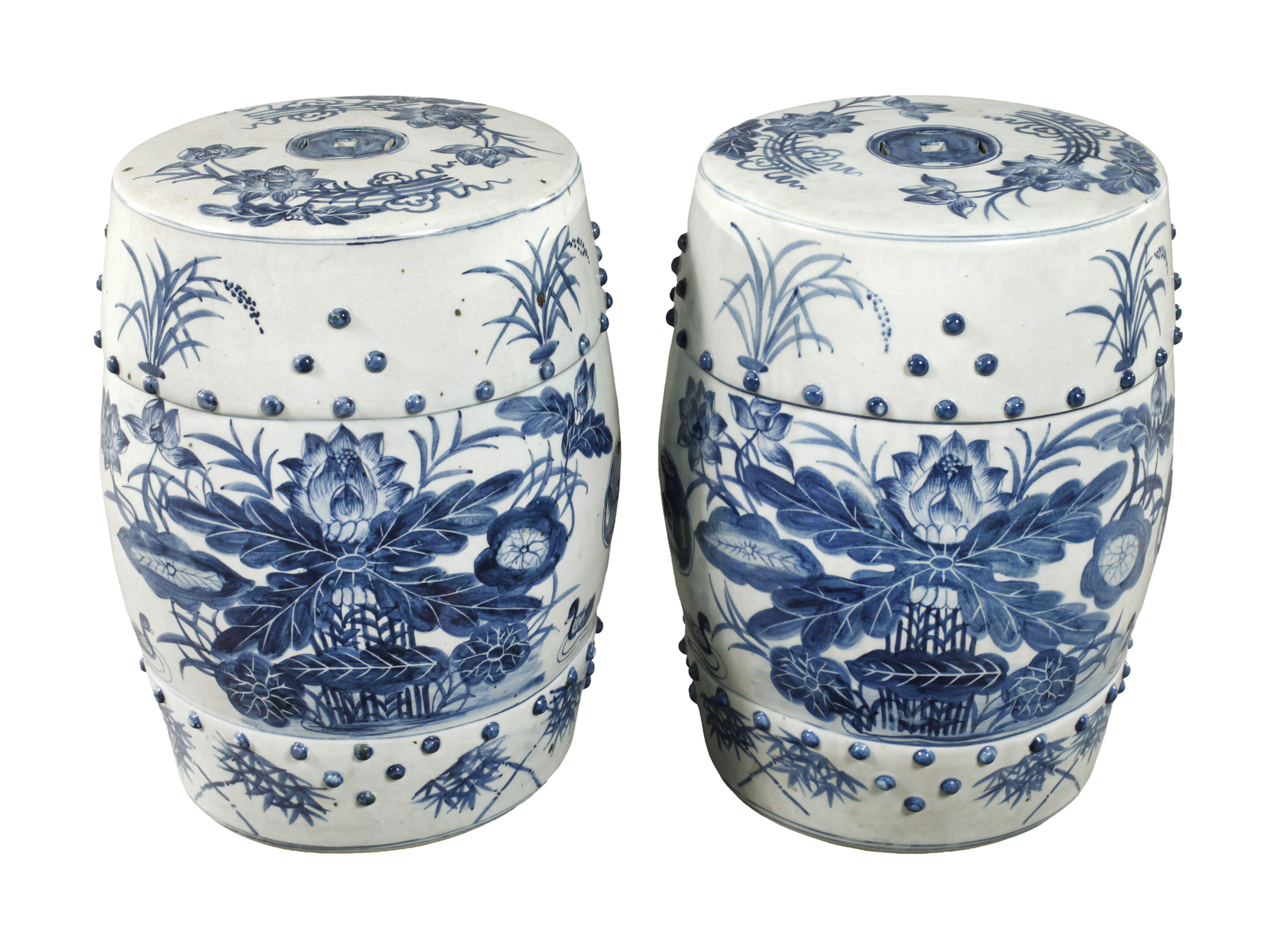 Paar Hocker