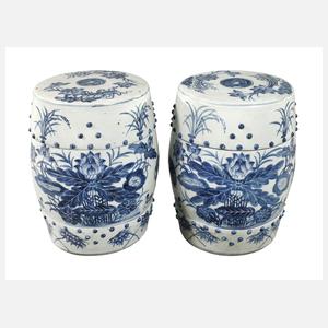 Paar Hocker