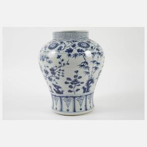 Große Balustervase