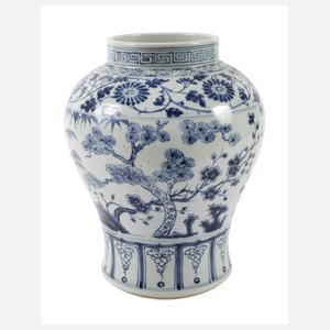 Große Balustervase