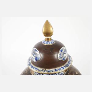 Große Deckelvase Imari
