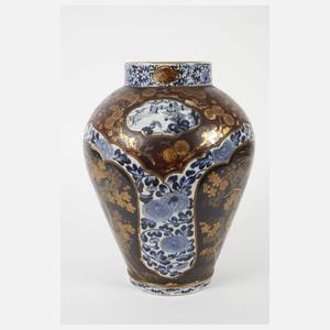 Große Deckelvase Imari