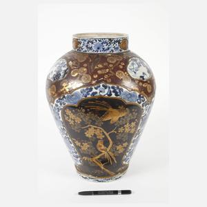 Große Deckelvase Imari
