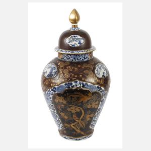 Große Deckelvase Imari