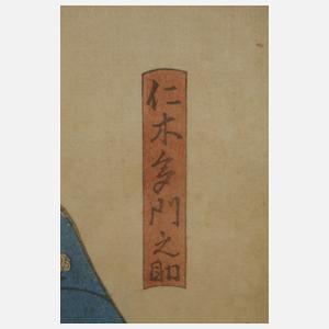 Utagawa Kunisada, Kabuki-Szene