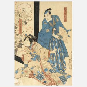 Utagawa Kunisada, Kabuki-Szene