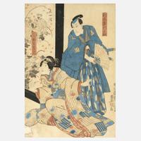 Utagawa Kunisada, Kabuki-Szene111