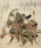 Yashima Gakutei, Samurai und Geisha