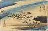 Utagawa Hiroshige, Szene am Oi-Fluss