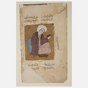 Konvolut indopersische Buchmalereien
