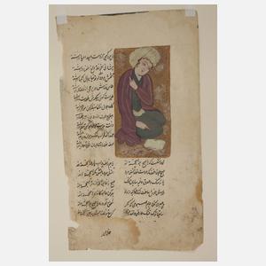 Konvolut indopersische Buchmalereien