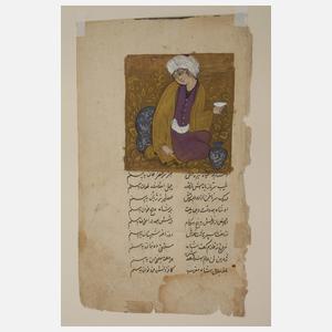 Konvolut indopersische Buchmalereien