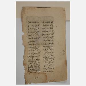 Konvolut indopersische Buchmalereien