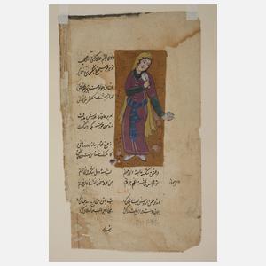 Konvolut indopersische Buchmalereien