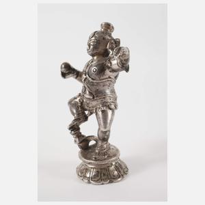 Tanzender Krishna Silber