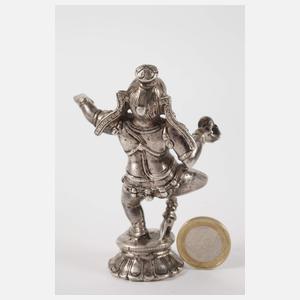 Tanzender Krishna Silber