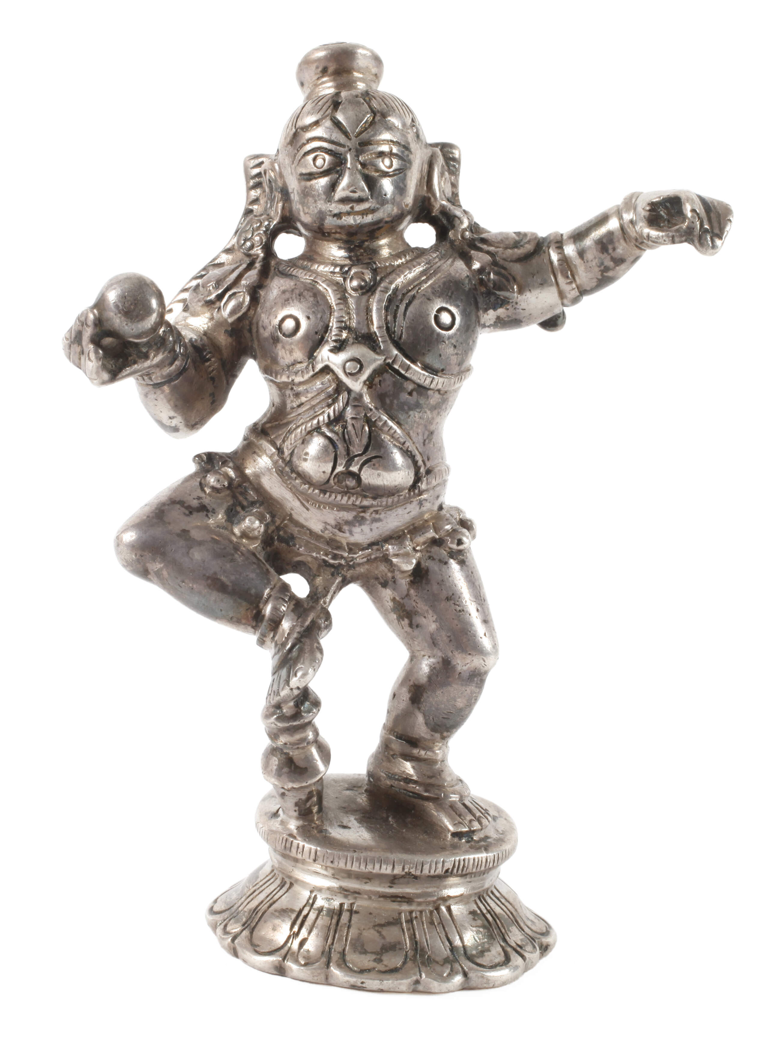 Tanzender Krishna Silber