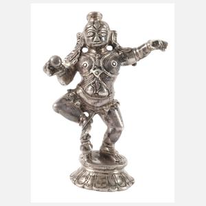 Tanzender Krishna Silber