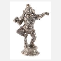 Tanzender Krishna Silber111