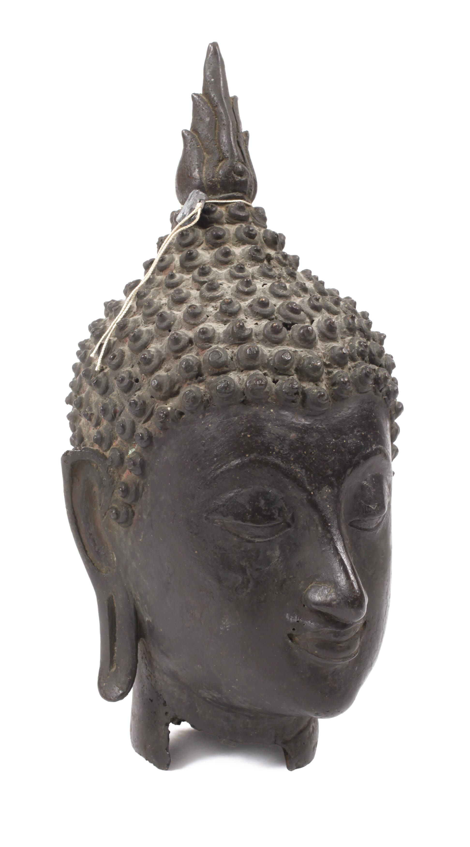 Bronzehaupt des Buddha Shakyamuni