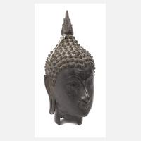 Bronzehaupt des Buddha Shakyamuni111
