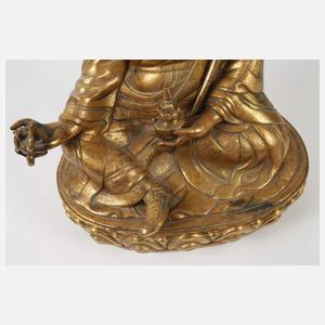 Bronzeplastik Padmasambhava