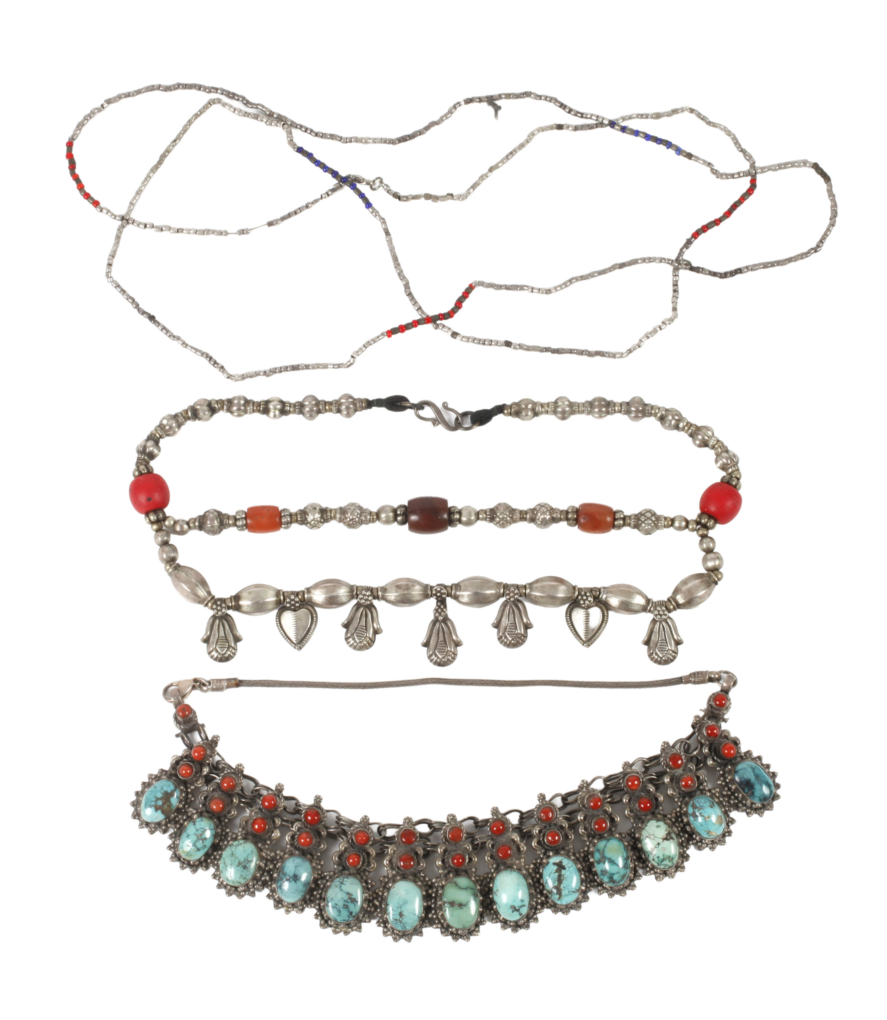 Konvolut Folkloreschmuck Silber