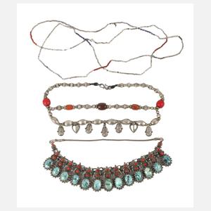 Konvolut Folkloreschmuck Silber