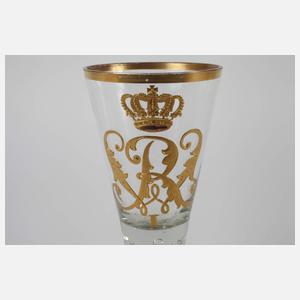 Kaiser Wilhelm I., studentisches Pokalglas