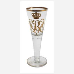 Kaiser Wilhelm I., studentisches Pokalglas