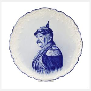 Großer Wandteller Otto von Bismarck