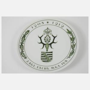Meissen Regimentsteller Maschinengewehrabteilung
