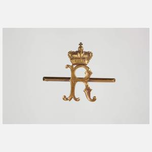 Goldene Geschenkbrosche eines Grafen