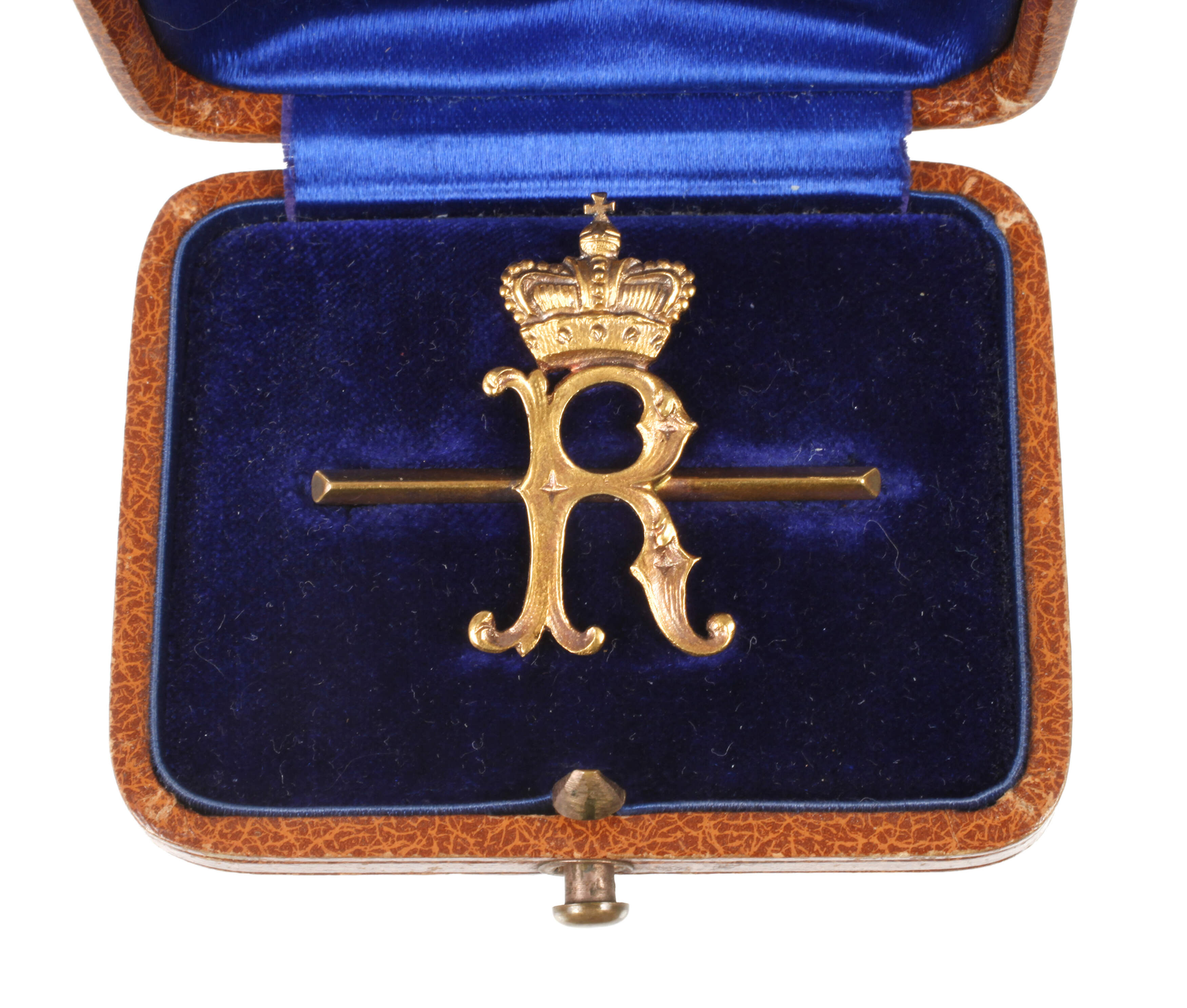 Goldene Geschenkbrosche eines Grafen