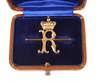 Goldene Geschenkbrosche eines Grafen