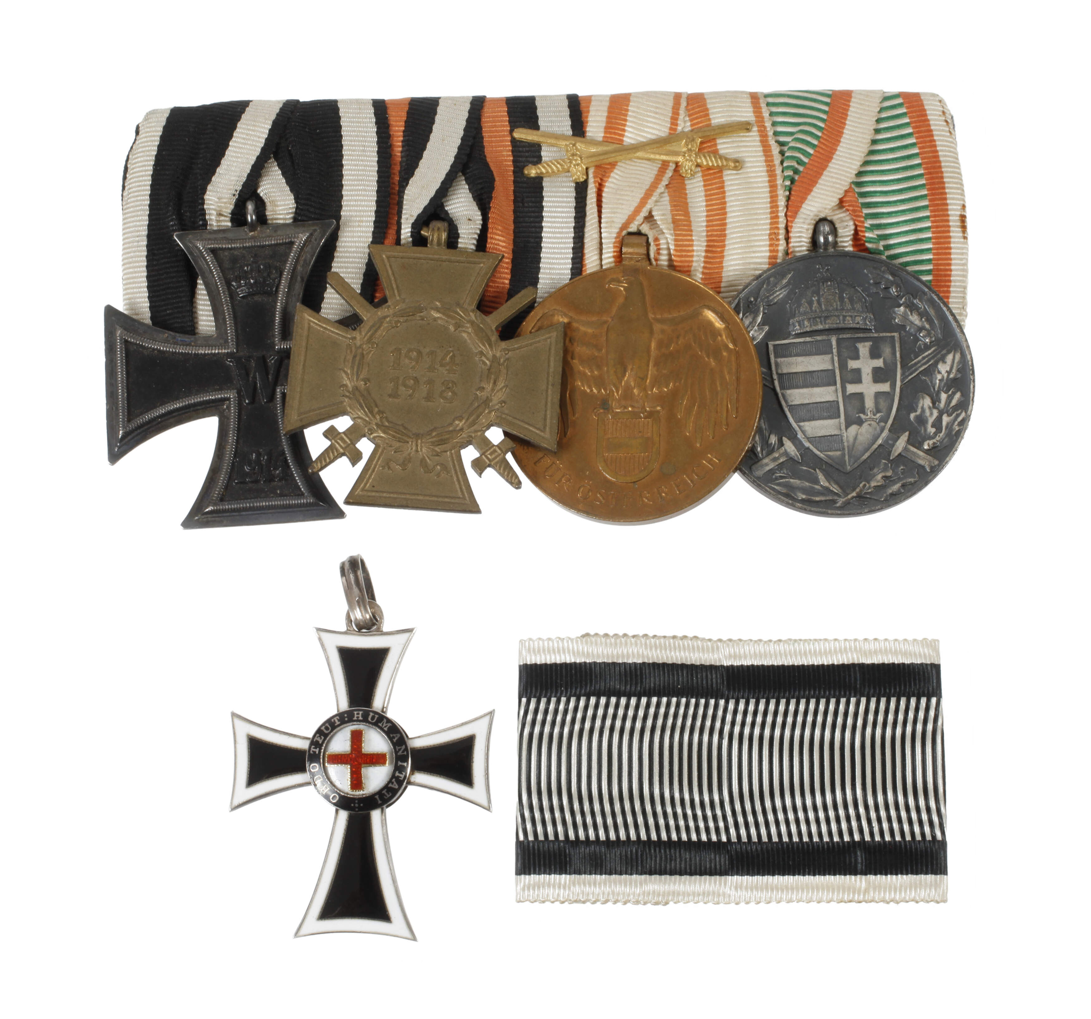 Ordensspange 1. Weltkrieg und Marianerkreuz 1871